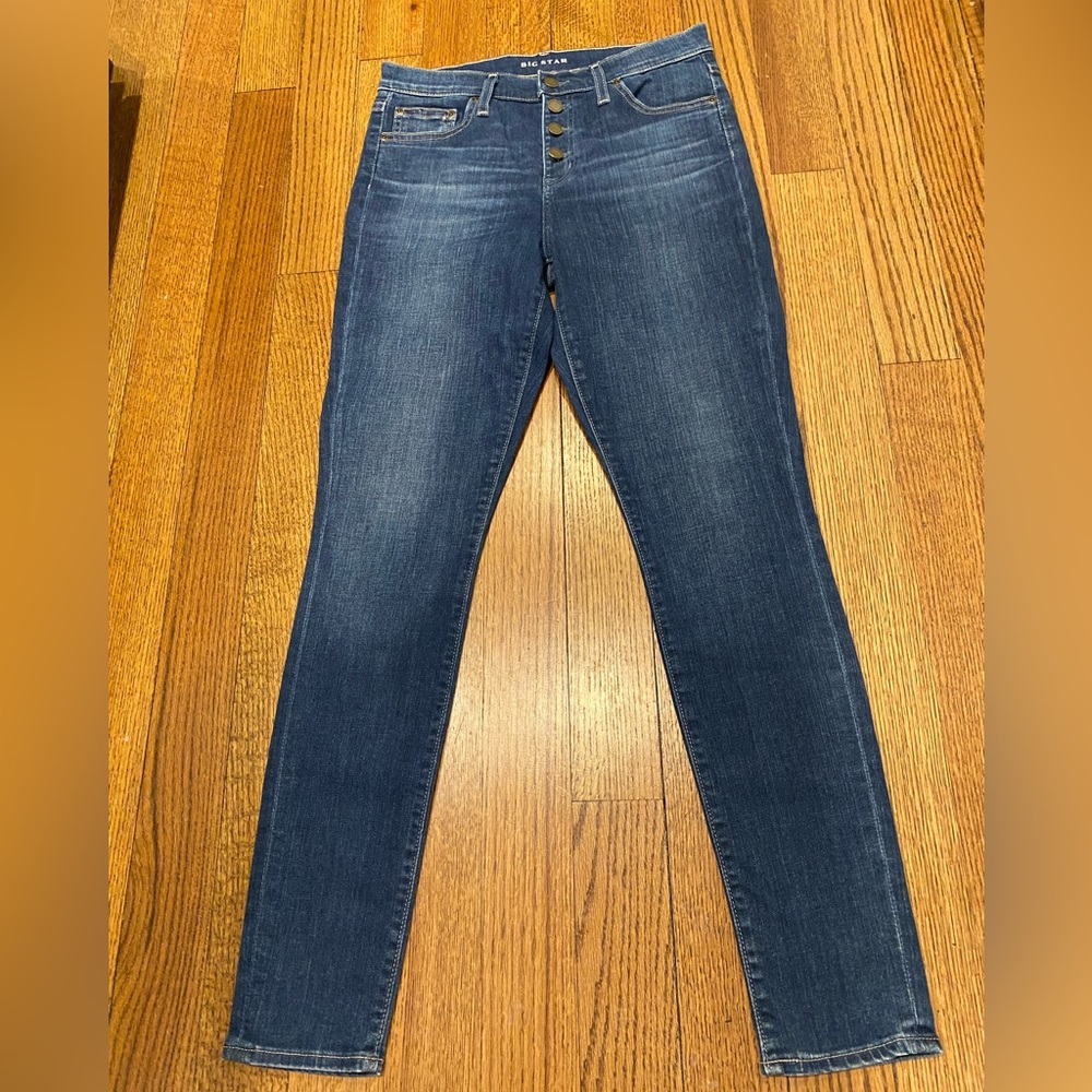 Big Star Ella High Rise Skinny Jeans Size 28
